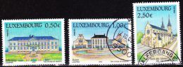 Luxemburg 2003 Tourismus Gestempelter Satz Michel 1601 / 1603 - Oblitérés