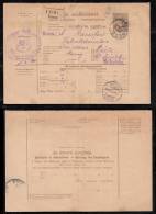 Ungarn Hungary 1894 Stationery Postbegleitbrief VERSECZ To RUITI Switzerland - Covers & Documents