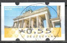 BRD Bund 2008 ATM Michel Nr. 6 -0.55 Gestempelt Used - Timbres De Distributeurs [ATM]