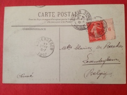 Cpa 65 Gavarnie Pour Lovendegem (Semeuse 138 Avec Millésime 6 Sur Lettre Pour Belgique ) - Millesimi