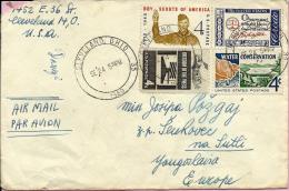 Letter / Cover, Air Mail, Cleveland Ohio - Šenkovec (Yugoslavia), 1960., United States - 2c. 1941-1960 Covers
