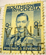 Southern Rhodesia 1937 King George VI 9d - Used - Rhodésie Du Sud (...-1964)