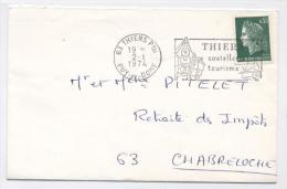 Lettre 1973-THIERS- AB3 - Cartas & Documentos