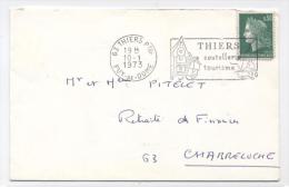 Lettre 1975-THIERS -AB3 - Covers & Documents