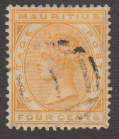 Mauritius 1879  4c  SG 93  Used - Maurice (...-1967)