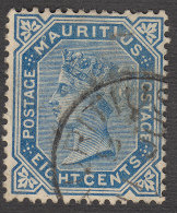 Mauritius 1879  8c  SG 94  Used - Mauricio (...-1967)