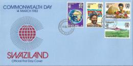 FDC  "Commonwealth Day"             1983 - Swaziland (1968-...)