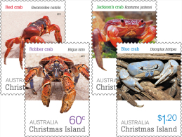 Christmas Island (Australia) 2011 - Faune, Crabes - 4v Neufs // Mnh - Ungebraucht