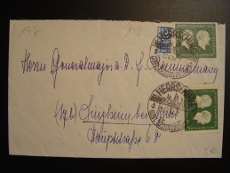 ALLEMAGNE BUND 1954 MI NR. 197  EHRLICH + BEHRING PRIX NOBEL HERRSCHING ERLANGEN  Nach SINZHEIM - Covers & Documents