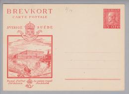 Schweden Bildpostkarte 1929 Mi# P54 Ungebraucht Kungl Slottet Stockholm - Ganzsachen