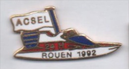 Bateau , Inshore F3000 , Motonautisme , Jet , 24 Heures De Rouen 1992 , ACSEL , En EGF - Barcos