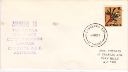 APOLLO 14  Tidbinbilla Deep Space Communication CANBERRA AUSTRALIA  1 Février 1971 - Océanie