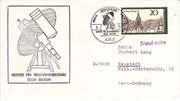 (APOLLO 14 Tracking)  Institut Für Weltraumforschung Stadt BOCHUM Allemagne 6 Fevrier 1971 - Europe