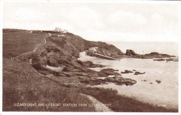 Lizard Light And Lifeboat Station, From Lizard Point   -   Postcard - Land's End