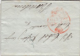 00952 Carta Valencia A Barcelona  1839 Porteo 6 Marca Llegada B - ...-1850 Préphilatélie