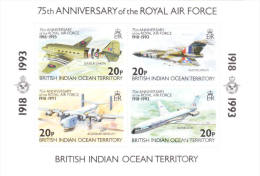British Indian Ocean Territority BIOT 1993 Royal Airforce S/S MNH - Brits Indische Oceaanterritorium