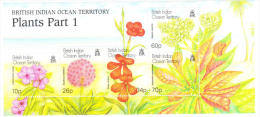 British Indian Ocean Territority BIOT 2001 Plants S/S MNH - Brits Indische Oceaanterritorium