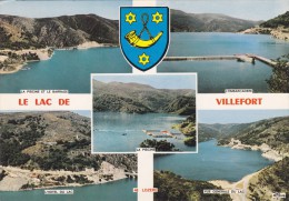 CP VILLEFORT 48 LOZERE LE LAC MULTIVUES - Villefort