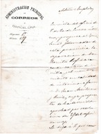 01009 Administracion Principal De Correos 1872 - Brieven En Documenten