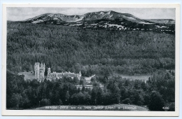 BALMORAL CASTLE AND THE SNOW CAPPED SUMMIT OF LOCHNAGAR - Aberdeenshire