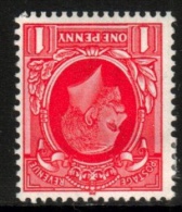 GB Scott 211 - SG440i, 1934 Photogravure 1d Inverted Watermark MH* - Unused Stamps