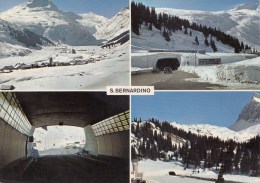 ZS45934 San Bernardino Strassentunnel Hinterrhein Nordseite    2 Scans - Hinterrhein