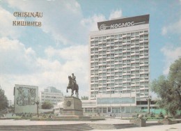 ZS46073 Hotelul Cosmos De Pe Piata Gr Kotovski   Chisinau   2 Scans - Moldavië