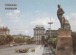 ZS46081 Monumentul Lui V I Lenin Piata Victoriei  Chisinau   2 Scans - Moldova