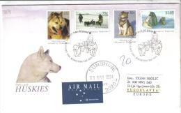 SS727 - AAT 1994 , Cani Serie 98/101 . FDC 13/1/1994 - FDC