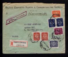 Portugal Lisboa Cover 1948 Espirito Santo & Commercial Lisboa Banks Gc1472 - Lettres & Documents