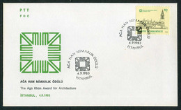 Turkey 1983 The Aga Khan Award For Architecture, Topkapi Palace, Istanbul | Architect Mi 2651 FDC - FDC