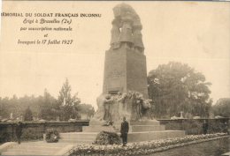 (379M) Very Old Postcard / Carte Très Ancienne - Belgium - Memorial Du Soldat Francais Inconnu - Bruxelles - Kriegerdenkmal