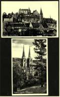 2 X Marburg A. D. Lahn  -  Elisabethkirche + Schloß ,  Ansichtskarten Ca.1940   (2259) - Marburg