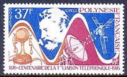 POLYNESIA FRENCH 1976 BELL TELEPHONE  MNH  SPACE RADIO (D0155) - Sammlungen