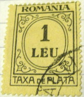 Romania 1918 Postage Due 1l - Used - Strafport