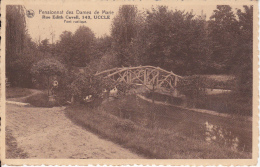 Uccle. -  Pensionnat Des Dames De Marie;  Pont Rustique; 1944 Naar Beveren-Waes - Uccle - Ukkel