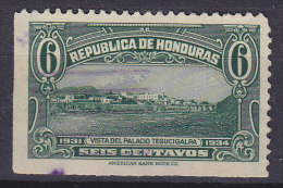 Honduras 1931 Mi. 287     6 C Tegucigalpa-Palast 2-Sided Perf. !! - Honduras