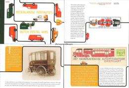 NEDERLAND /PAYS BAS /NETHERLAND -EUROPA 2013-TEMA  " POSTAL VEHICLE"-CARNET-PRESTIGE BOOK -CON TODAS SUS HOJITAS SUELTAS - 2013