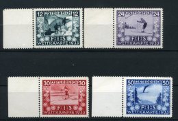 F.I.S.   Ski  1933   Yv. 426/429 **   Cote 650 E   Superbe Sans Charnière Postfrich - Ongebruikt