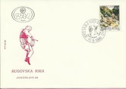 Rugova Game (Rugovska Igra), Beograd, 10.9.1986., Yugoslavia, FDC PTT - 15/86 - FDC