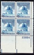 USA - 1948 - Palomar Mountain Observatory Issue - Control Block - Plate 23884 - Ongebruikt