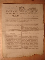 JOURNAL DU MATIN Du 10 FEVRIER 1797 - CONDAMNATION ENFANT VACHER DE SAINT GEORGES DE BOSCHERVILLE - ST MARTIN - Décrets & Lois