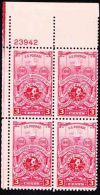 USA - 1948 - American Turners Issue - Control Block - Plate 23942 - Unused Stamps