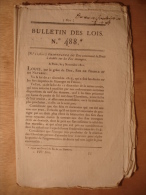 BULLETIN DES LOIS De 1821 - TRIBUNAL DE COMMERCE SAINT ST GAUDENS - IMPORTATION FER - FOIRES GALAN VESOUL - HOSPICES - Décrets & Lois