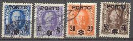 1916 Portomarken Aushilfsausgabe ANK P60-63 / Mi P60-63 / Sc J60-63 / YT T60-63 Gestempelt / Oblitéré / Used [lie] - Postage Due