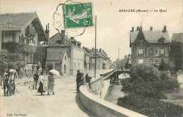 Delcampe - Août13b 26 : Anglure  -  Quai - Anglure