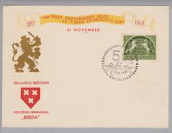 Niederlande 1943-11-21 Perfin "P.Z.V.50" In Souvenir - Brieven En Documenten