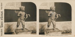 Italie, Napoli,Musee Pompeien, Enfant A L'oiseau - Stereoscopi