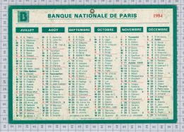 Banque Nationale De Paris 1984 - Big : 1981-90