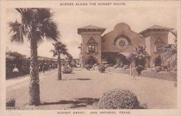 Texas San Antonio Sunset Railroad Depot Arlbertype - San Antonio